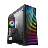 Gabinete De Juego Gamemax Black Infinit M908-tr Bk Rgb Glass Para Videojuegos