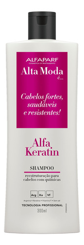 Shampoo Restructuracion Alfa Keratin 300ml Alfaparf