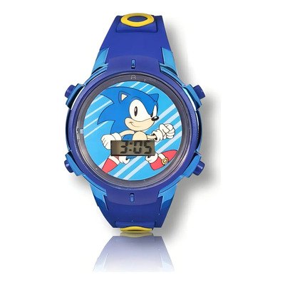 Reloj Accutime Sonic Clásico Digital Niños Correa Azul | Envío gratis