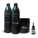 Kit Lama Negra Geleia Real Matizador Preto +1 Reparador 30ml