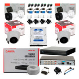 Cámaras De Seguridad Kit Dvr 8ch + 4 Cámaras 1080p Lente 2.8