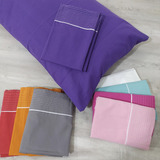 Fundas De Almohadas Algodon 180h Pack X2