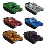 Mini Tank De Guerra Carrinhos De Fricção Coloridos Militar