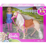 Set De Muñecas Barbie Y Caballo