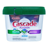 Cascade Platinum Detergente Para Lavavajillas 48 Capsulas