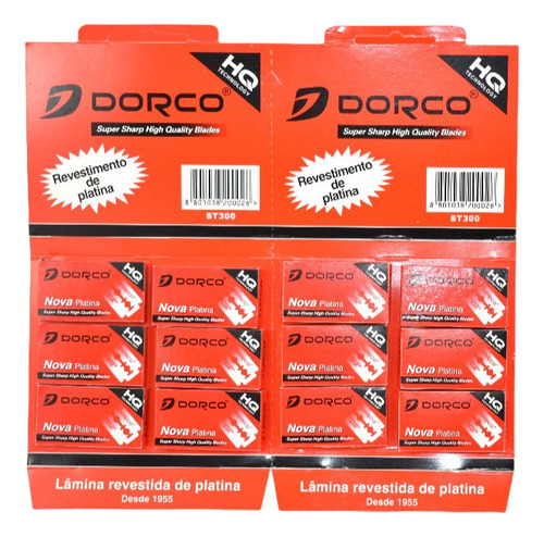 Pack X 60 Cuchillas Marca Dorco - Unidad a $5