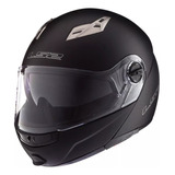 Casco Rebatible Ls2 Ff370 Easy Negro Mate Stinger Motos