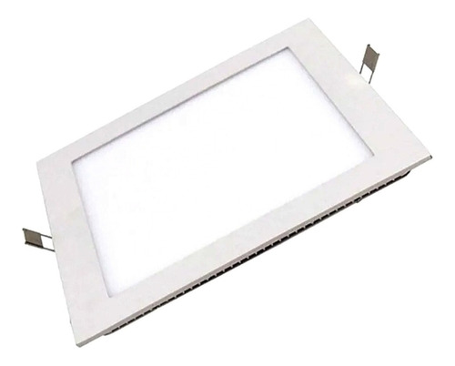 Panel Plafón Led Empotrable Embutir Cuadrado 24w 220v X 10 U