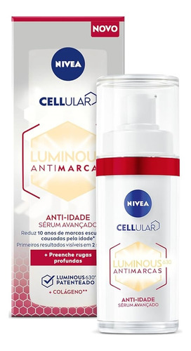 Nivea Cellular Luminous 630 Antimarcas Anti Idade 30ml