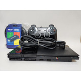 Console Playstation 2 Com Controle Original E Adaptador Hdmi