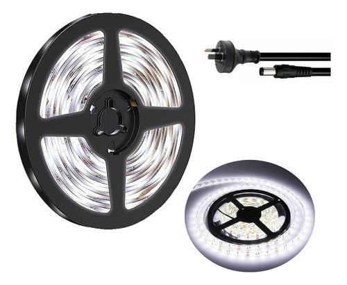 Tira Led 5050 Blanco Fuente Autoadhesiva Rollo 5m