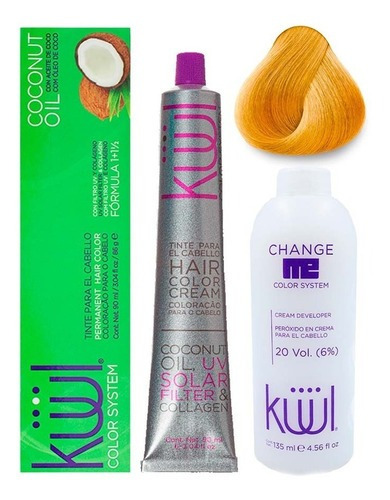 Kit Kit Kuul  Tinte Tono 9.33 Rubio Clarísimo Dorado Intenso Para Cabello