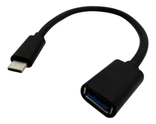 Convertidor Usb 3.0 Hembra A Usb-c Macho Black