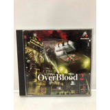 Jogo Overblood 2 Original Ps1 Completo Japonês Raridade!