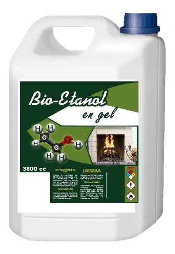 Bioetanol En Gel Para Chimeneas Oferta Galón 