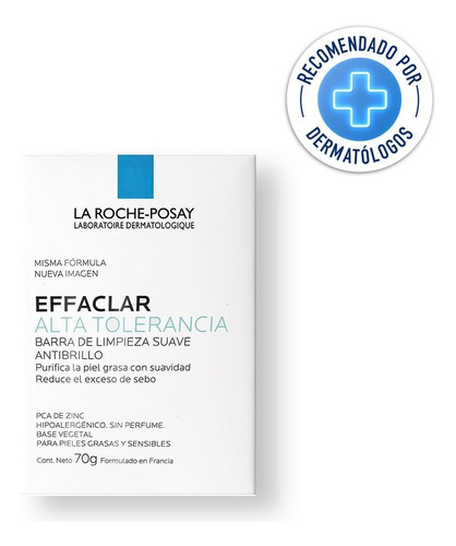 Jabón En Barra Alta Tolerancia Sin Perfume La Roche-posay Effaclar Caja 70g