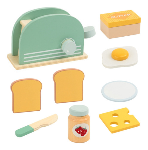 Máquina Para Hacer Pan Para Niños, Juguete De Cocina Simulad