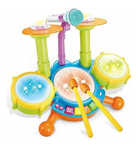 Juego De Batería  Niños, Instrumentos Musicales Electróni