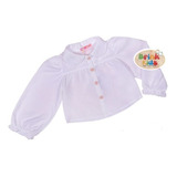 Camisa Branca Feminina Infantil Mon Sucré Cropped 2322014