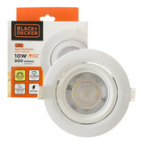 Spot Led Redondo Embutir 10w Branco Neutro 4000k