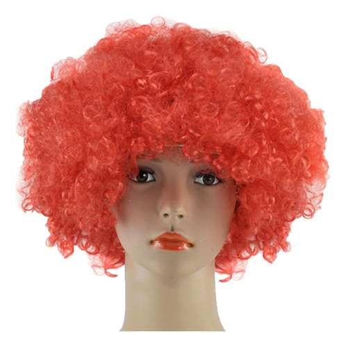 Peluca  Afro Roja Grande