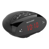 Rádio Relógio Digital Fm Despertador Multilaser Sp399