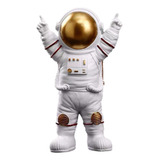 A Estatuilla De Astronauta En Miniatura Para Cuarto De