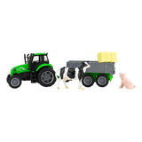 Breyer Horses Breyer Farms - Juego De Tractor Y Carro Largo,