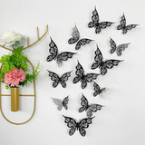 Pegatina De Pared Con Decoración De Mariposas Coloridas En 3