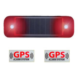 Alarma Falsa Auto 2 Led Rojos Solar Disuade Robo