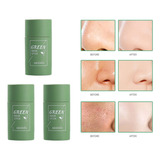 Creme Green Mask Stick Skin Care Tira Acne Espinha Pele 3 Un