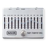 Pedal Ecualizador Mxr M-108s 10 Band Eq Silver