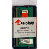 Memoria Ram Ddr4 Keepdata 2400 Mhz 4 Gb Kd24s17/4g