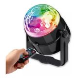 Mini Bola Led Rgb De Disco Giratoria Colores Proyector