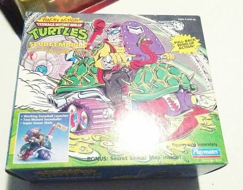 Tortugas Ninjas Playmates Slugedmobile Bebop En Caja