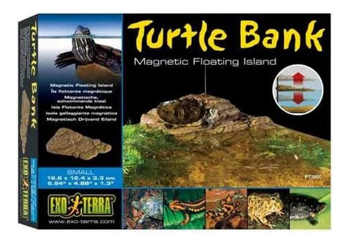 Isla Flotante Exo Terra Magnética Pequeña Para Tortugas