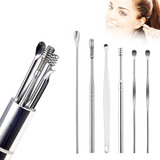 Set Juego Limpieza Oidos Cureta Removedor Cerumen Extractor