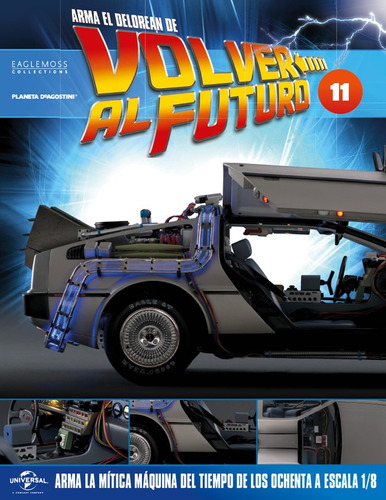 Fasiculo 11 Delorean 1/8 Bttf Eaglemoss Deagostini Usado