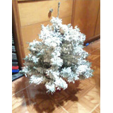 Arbol Navidad Nevado Alt 60cms Con Algunos Adornos