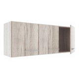 Alacena Melamina Orlandi 1.20 Blanco/wuengue Color Abedul (beige)