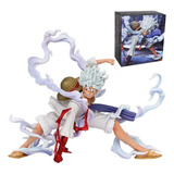 One Piece Sun God Nika Luffy Gear 5 Acción Figura Modelo