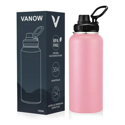 Termos De Acero Inoxidable Para Agua Con Fría\u002Fcaliente 32oz（1000ML）Color Azul | Envío gratis
