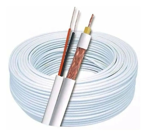 Cabo Para Câmera C/ Energia Coaxial 4mm Cftv Condutti - 30m