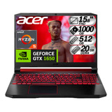 Portátil Gamer Acer Nitro5 Ryzen5 Ram 20gb 2000gb Gtx 1650