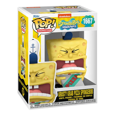Funko Pop Bob Esponja - Krusty Krab Pizza Bob Esponja #1667 | Envío gratis