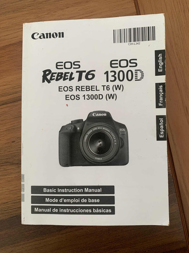 Cámara Fotográfica Profesional Canon Eos Rebel T6
