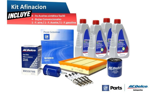 Kit De Afinacion 5w30 Sintetico  Tornado New Model 1.8 2017