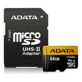 Micro Sd Adata 64gb Premier One Ultrahd 8k 3d/vr Nand Pcreg