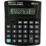 Calculadora Eletrônica De Mesa 12 Digitos Ps-8880b Hoopson Cor Preto