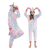 Pijama Unicornio Luminoso Entero Kigurumi Brilla Infantil 